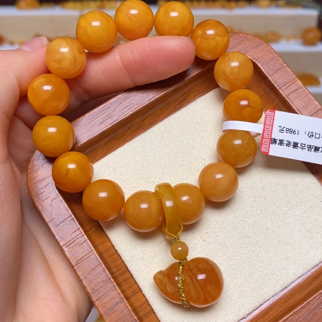 【闪购商品】未镶嵌蜜蜡手链手串