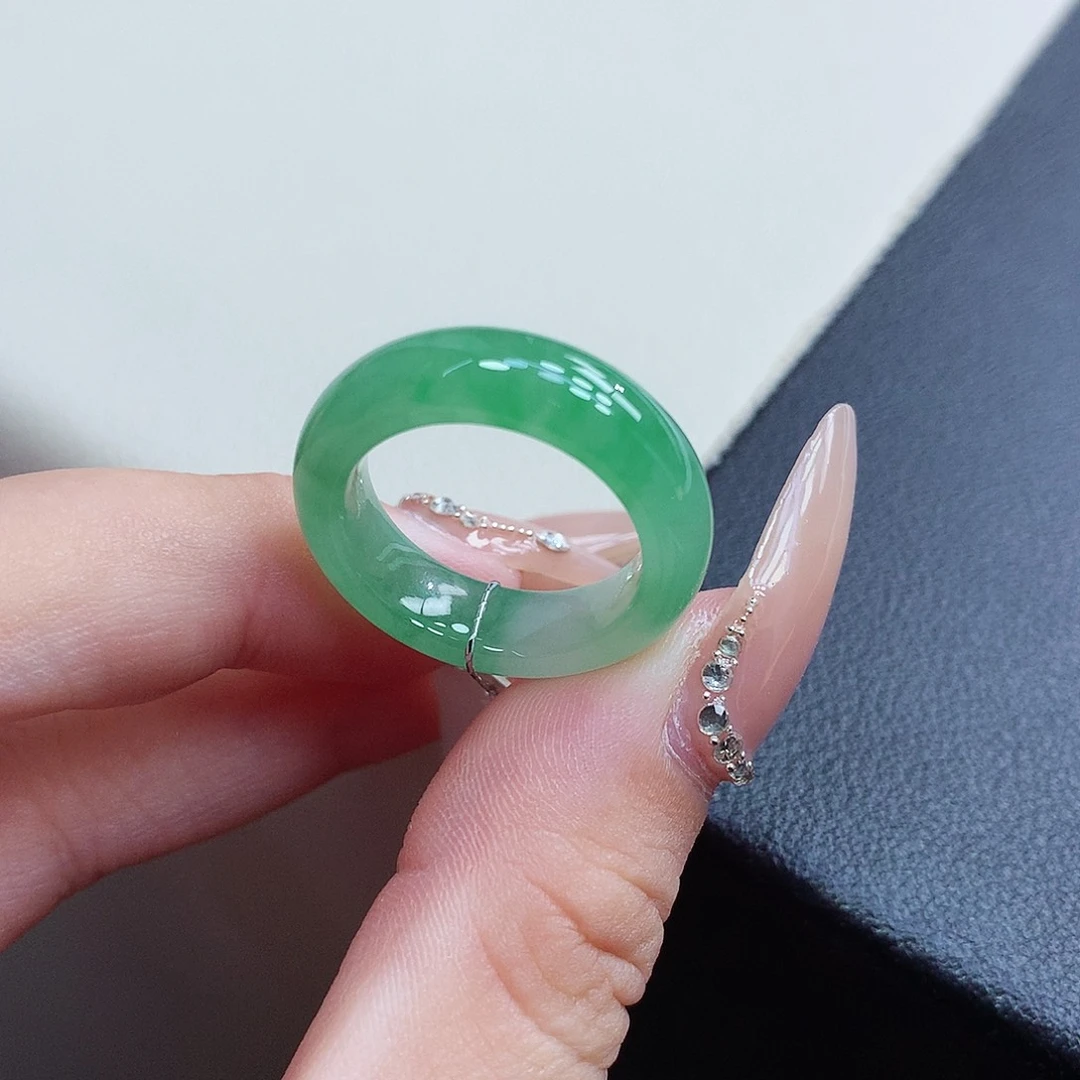 翡翠戒指未镶嵌14-15号