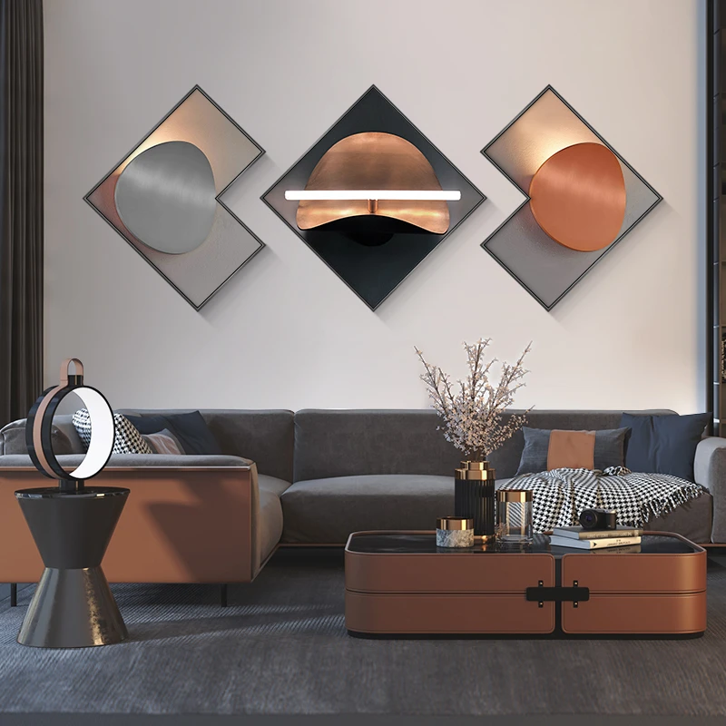 现代抽象创意个性装饰画背景墙客厅挂画玄关餐厅卧室高档过道壁画