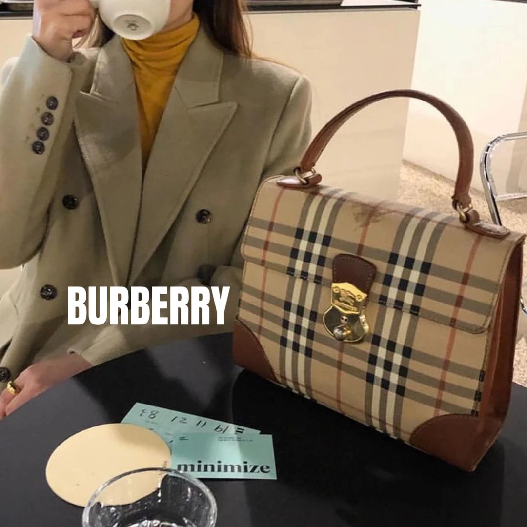 修复品619082/BURBERRY/博柏利凯莉公文包