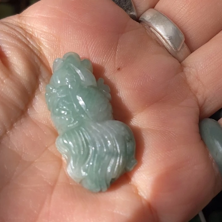 翡翠散珠手牌孔鱼一条