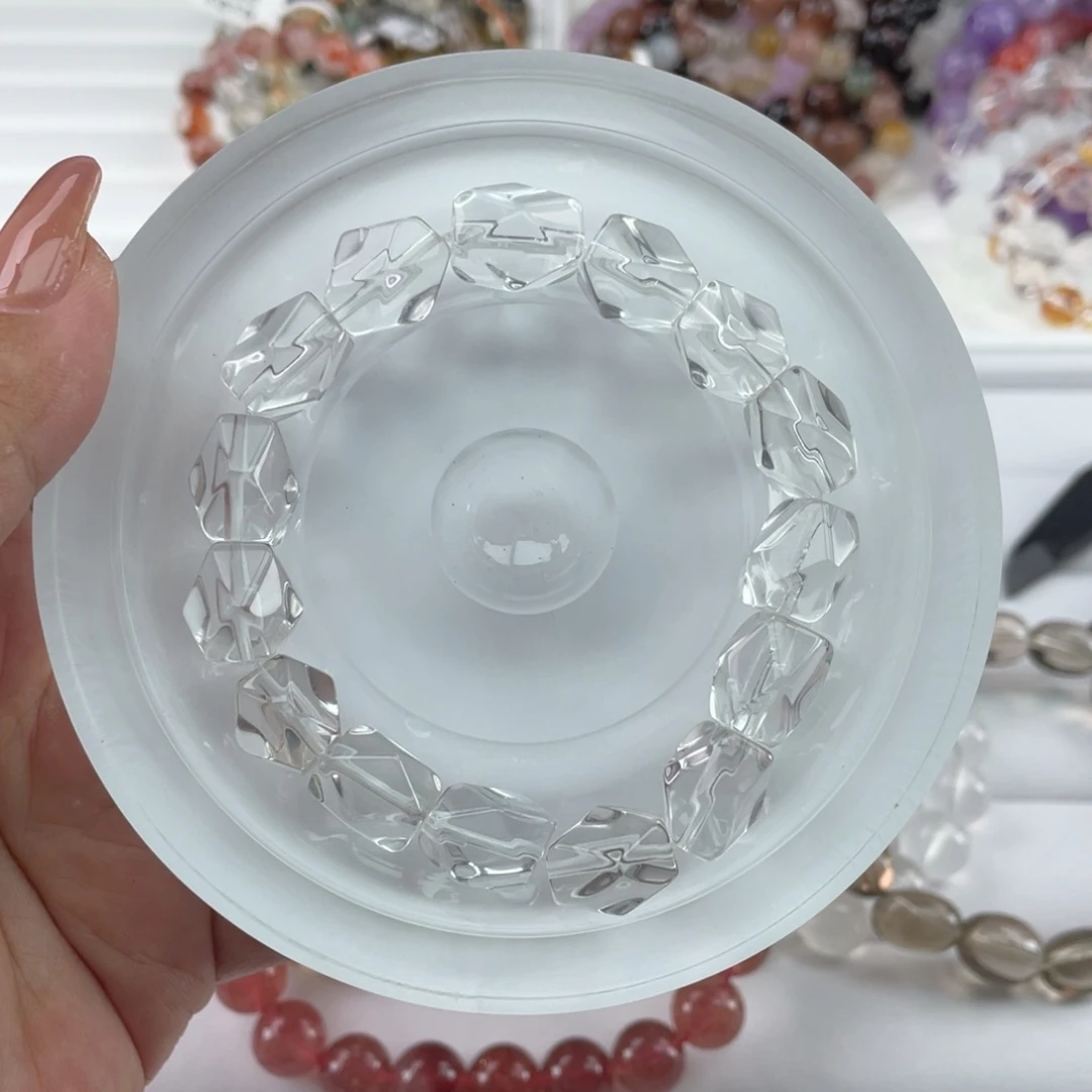 水晶手串未镶嵌013白水晶随行11m+