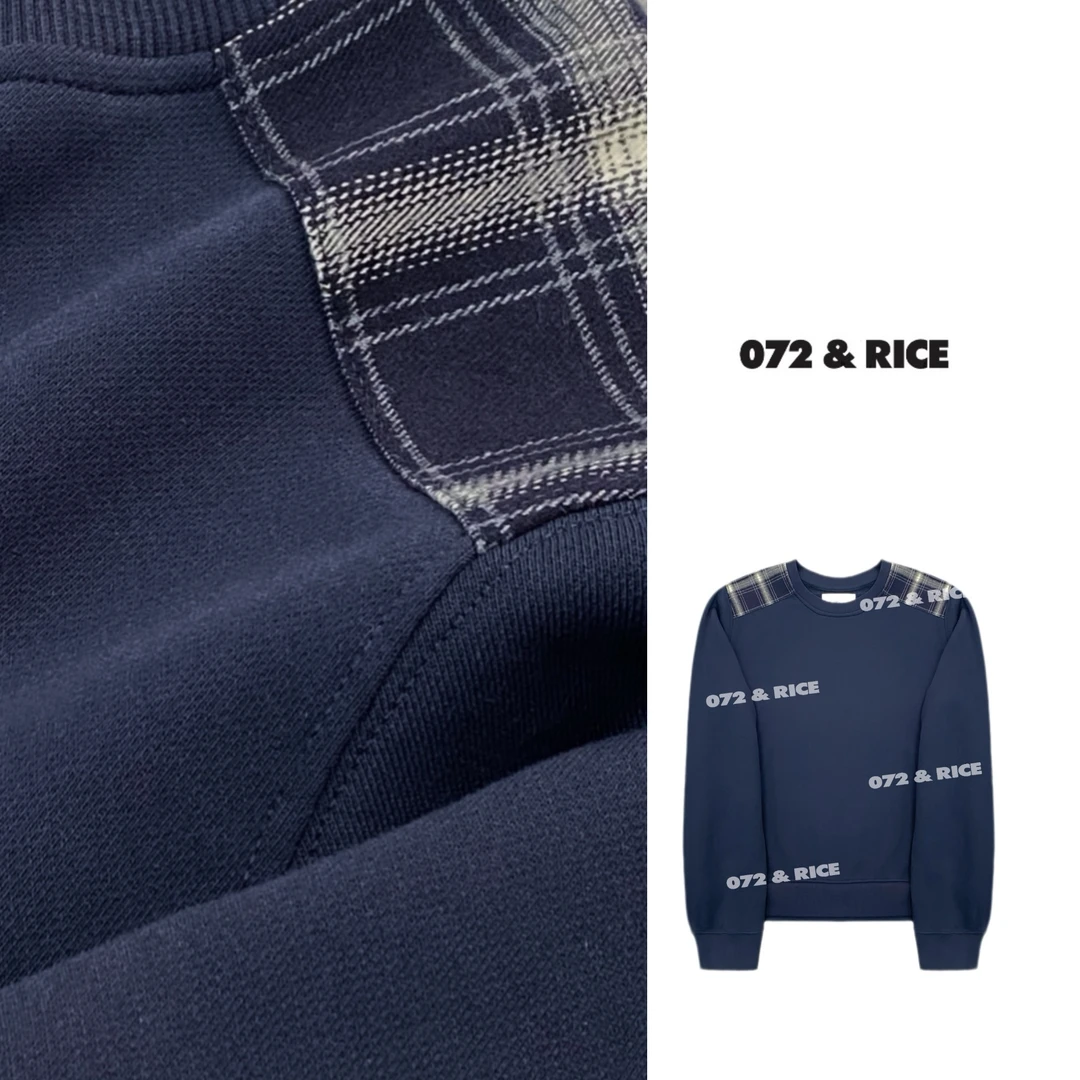 072 & RICE【奥克兰】秋季休闲圆领长袖卫衣 31W175Z FF