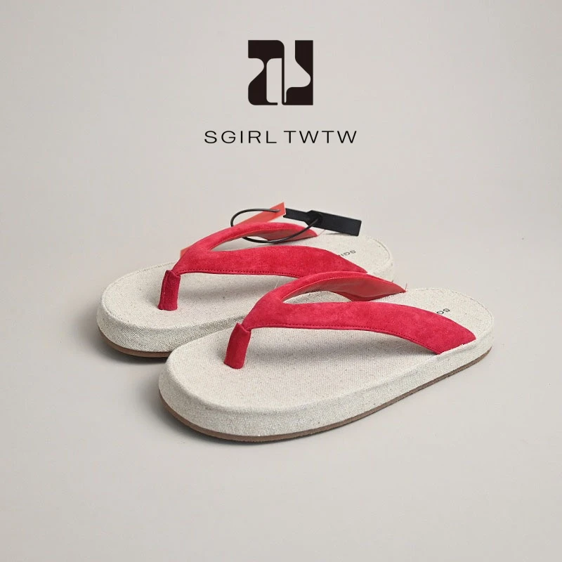 SGIRL 日本设计人字拖鞋2025夏季新款户外露营休闲百搭沙滩凉拖女