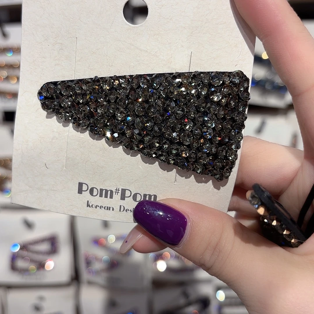 皮质铁合金枪色满钻拜拜一个