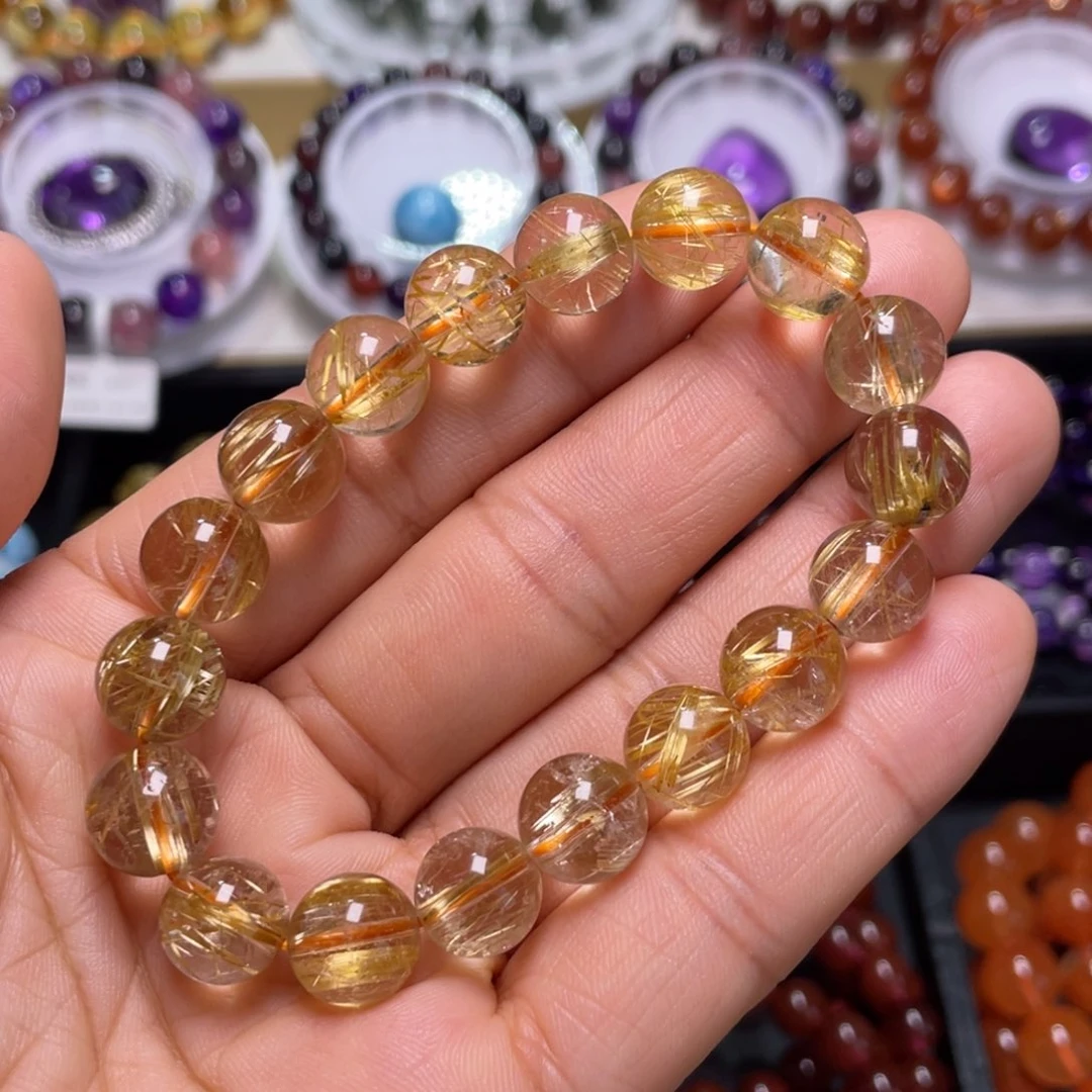 水晶手链未镶嵌钛晶发