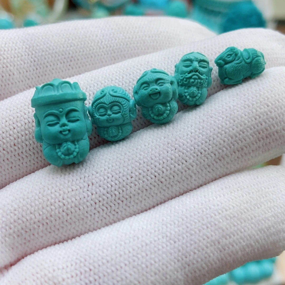 绿松石未镶嵌西游记套装