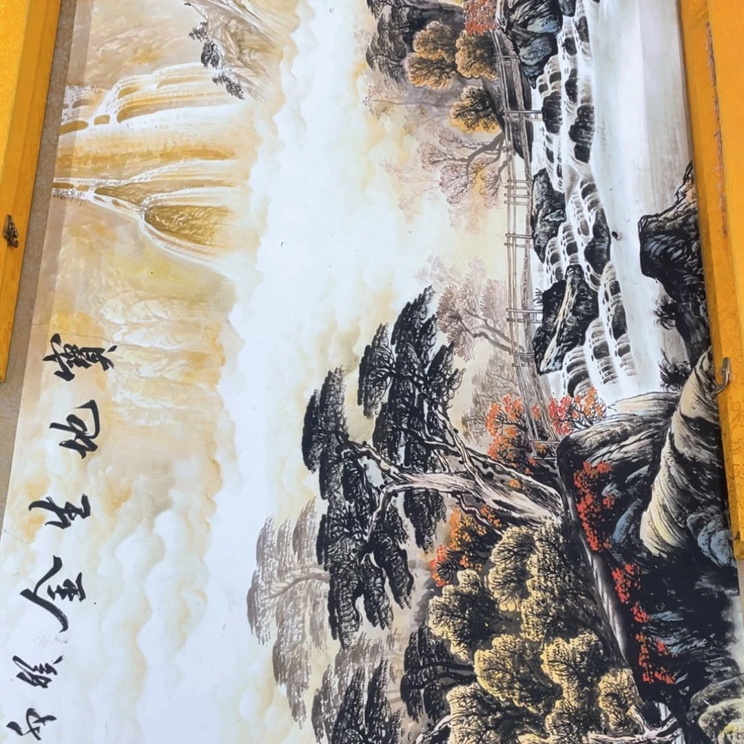 国画老师手笔手绘作品w