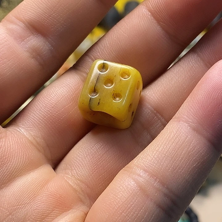 吊坠牛骨骨珠骰子骨珠骨珠