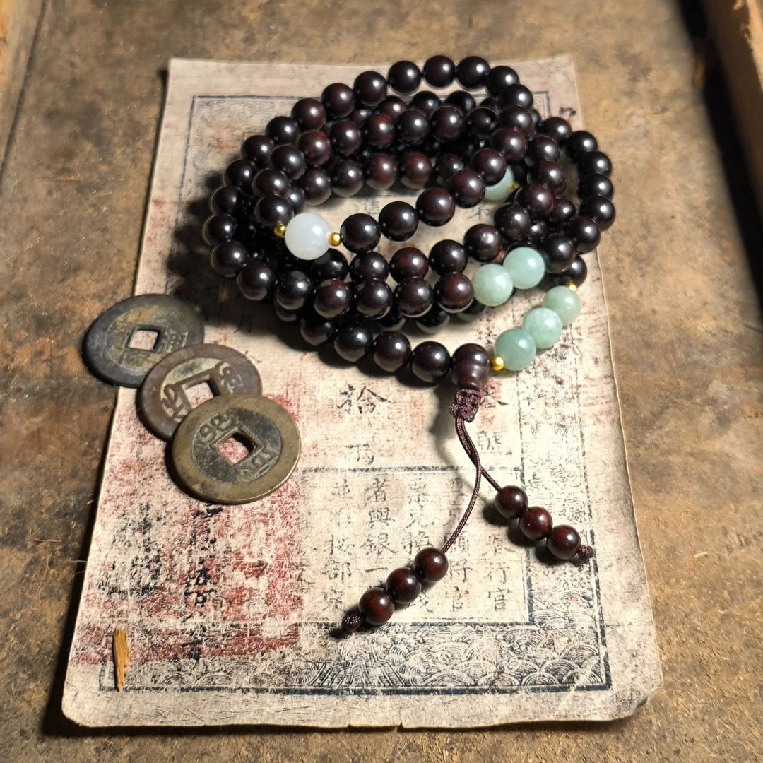 小叶紫檀108手串