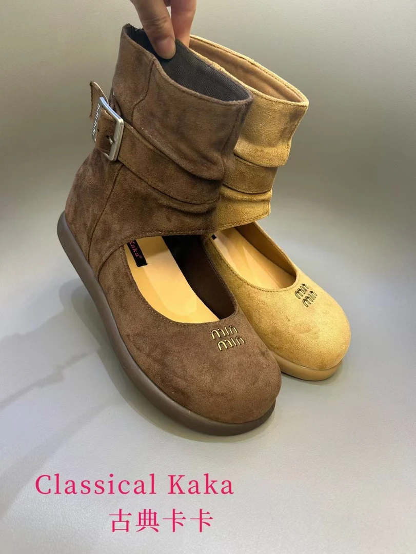 时装靴舒适女士沙丘废土风城市机能风欧若假日风