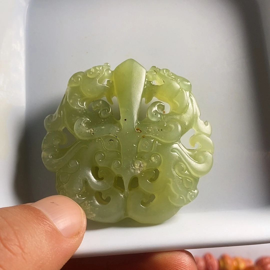岫岩老玉（透闪石质玉）未镶嵌挂件