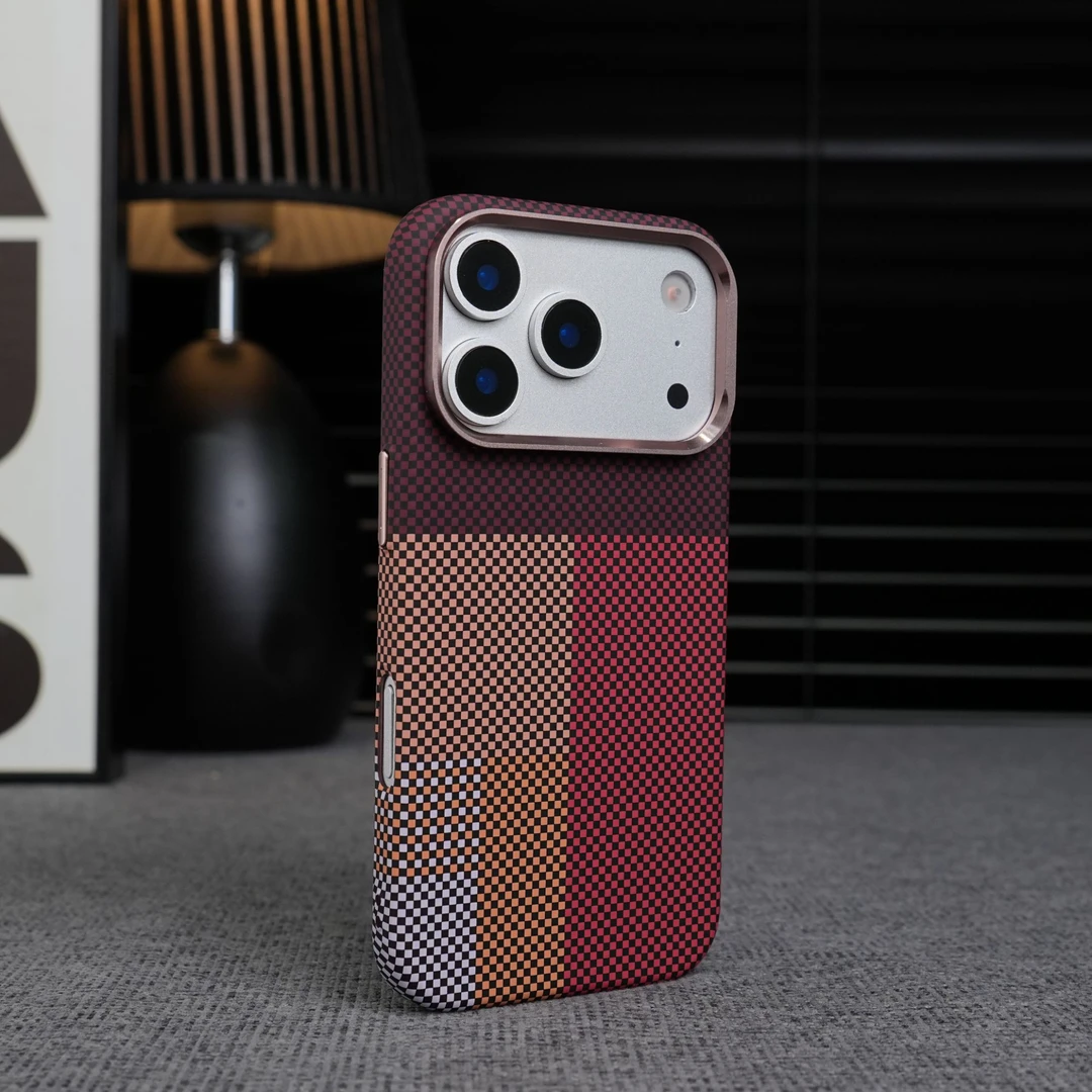 适用复古纹雪山磁吸苹果17promax手机壳iPhone16pro高级感15pro