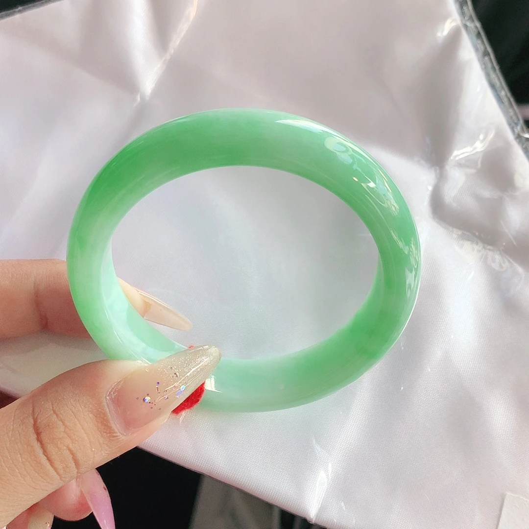 未镶嵌手镯翡翠53圈2461