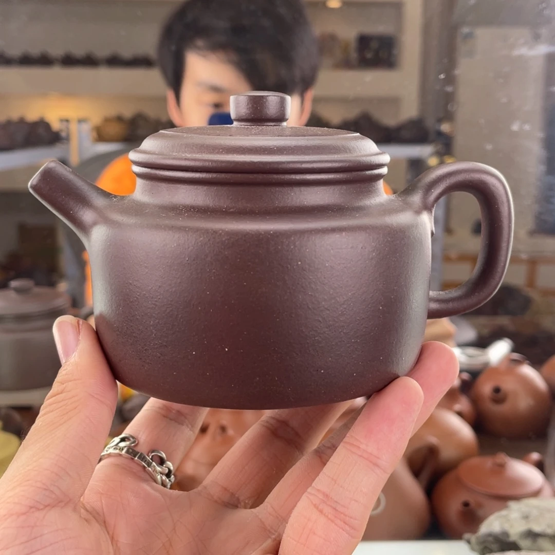 茶壶紫砂250cc大水潭底槽清茶壶