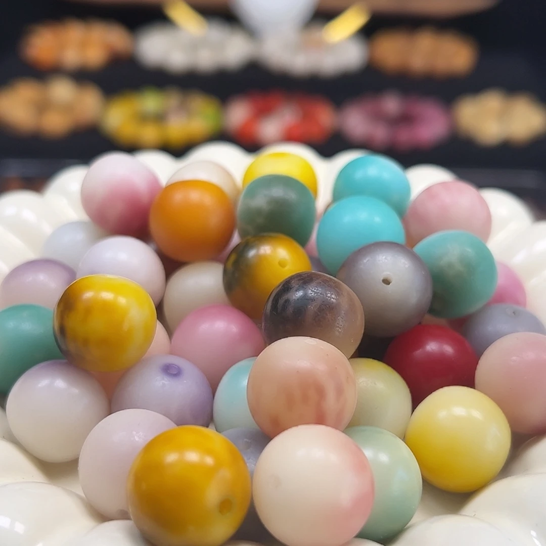 菩提根/象牙果手串卡18干磨瓜皮14颗