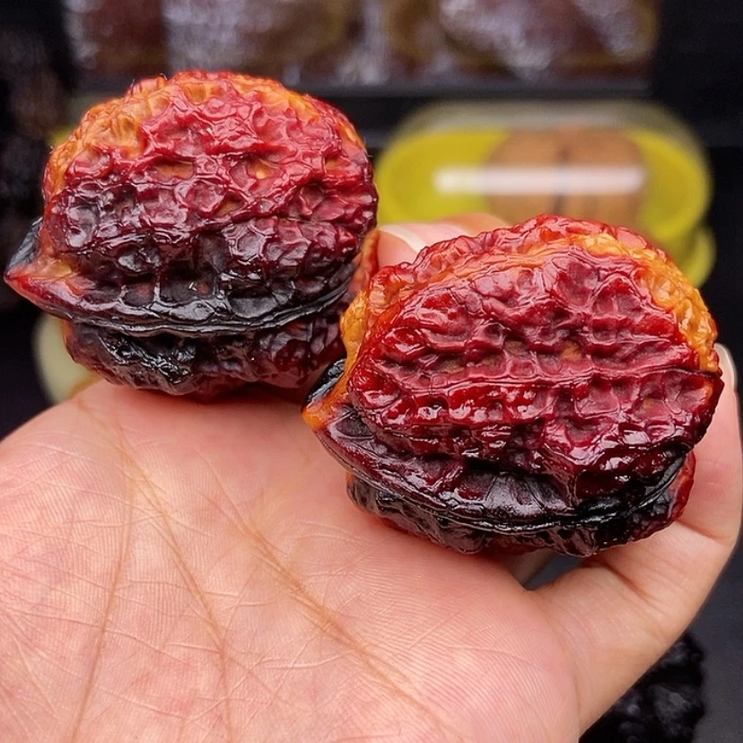 【闪购商品】文玩核桃把件43尺七彩龙脊妖蟾