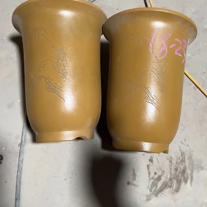 宜兴紫砂兰花盆精品放漏