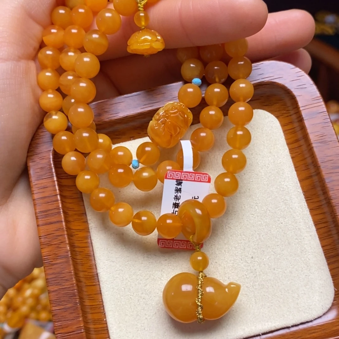 【闪购商品】蜜蜡手链未镶嵌手串