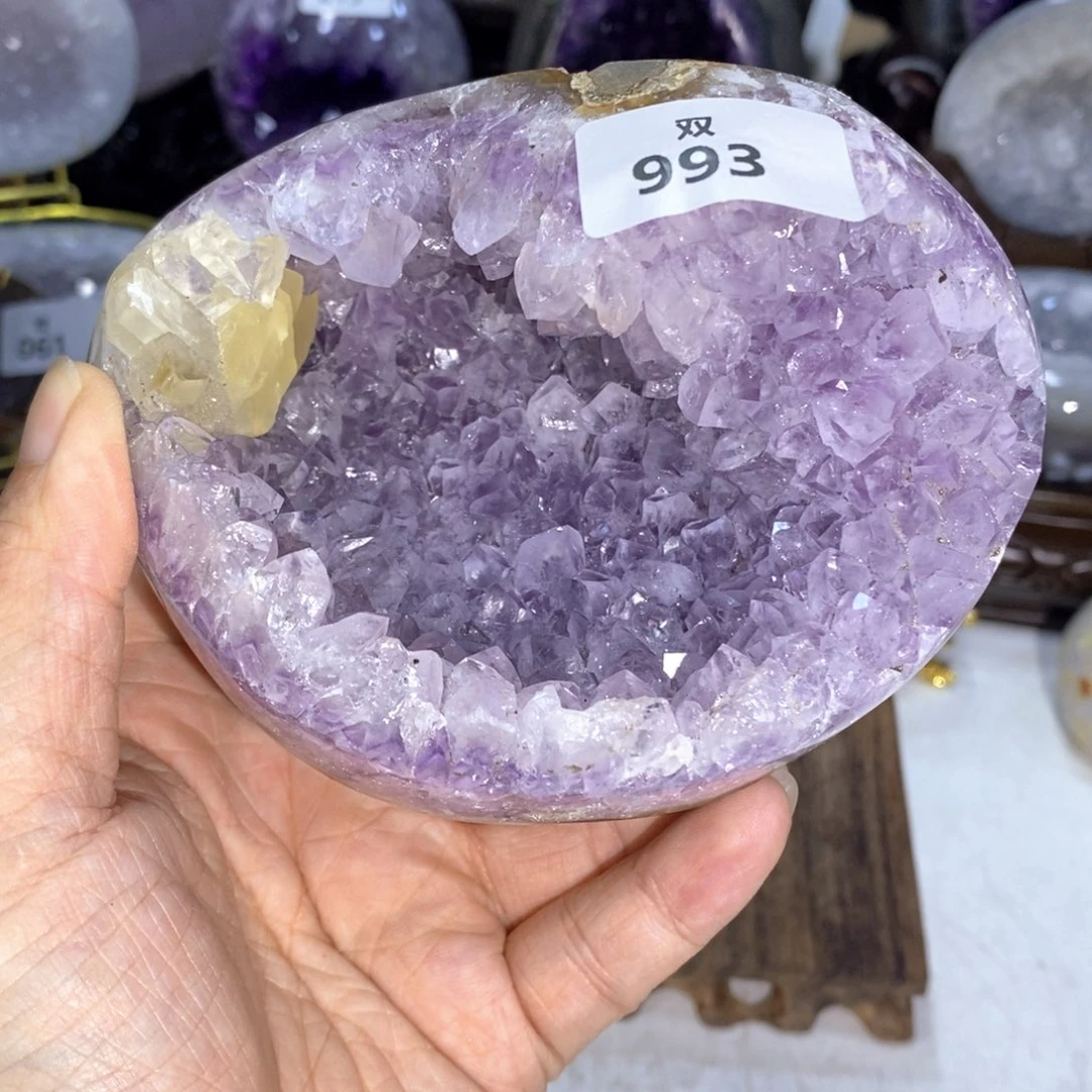 水晶大型摆件（非配饰）未镶嵌方解石