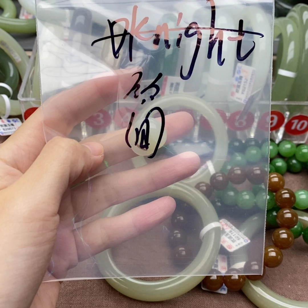 和田玉手镯未镶嵌简