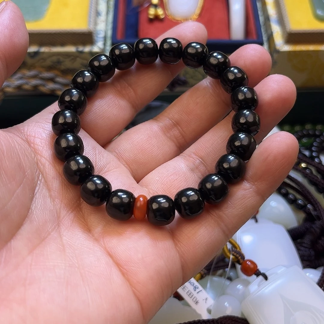 和田玉手链未镶嵌䖝*