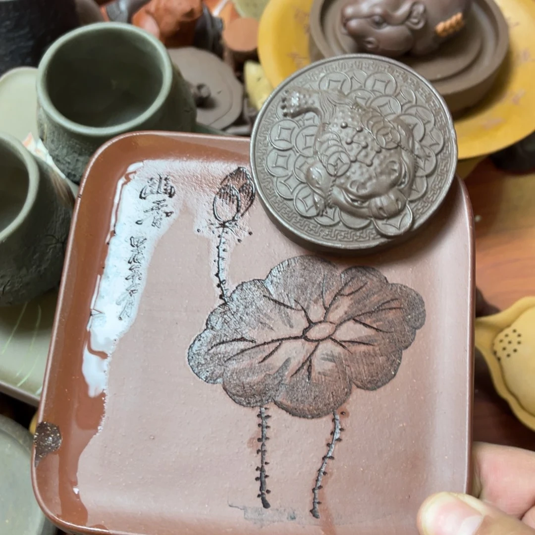 紫砂茶宠紫砂瑕疵