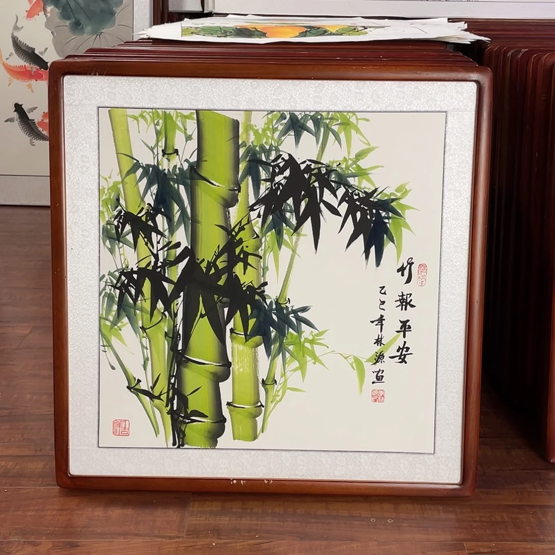 国画带框尺寸63*63厘米