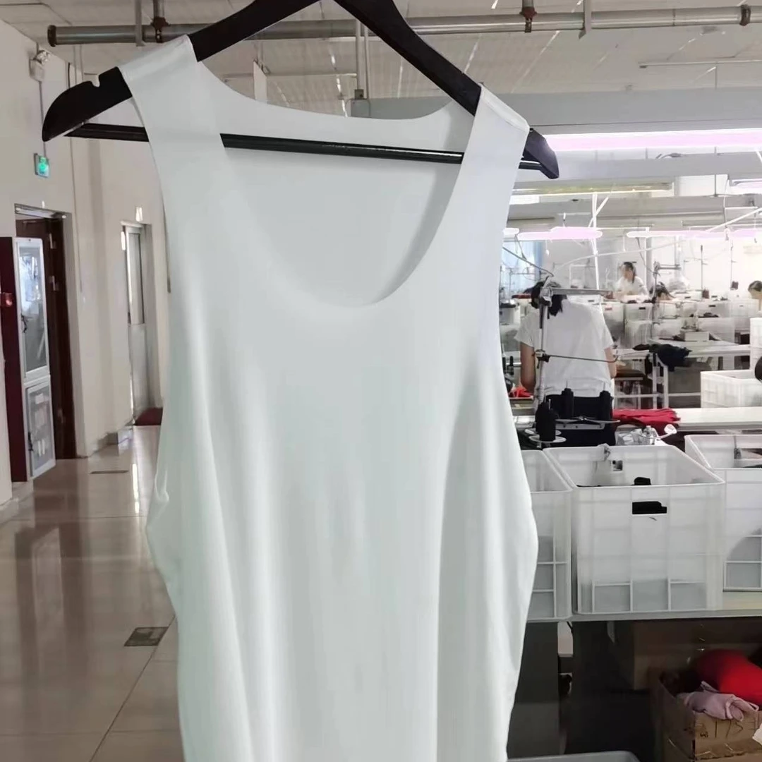 断码特价奥地利兰精莫代尔天丝夏季凉感裸感男士运动高档透气背心