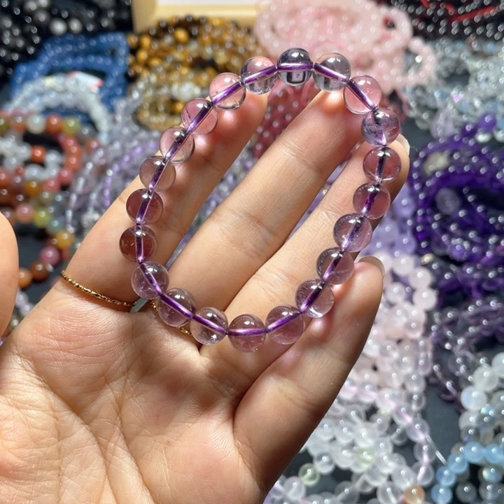 未镶嵌手链水晶紫水