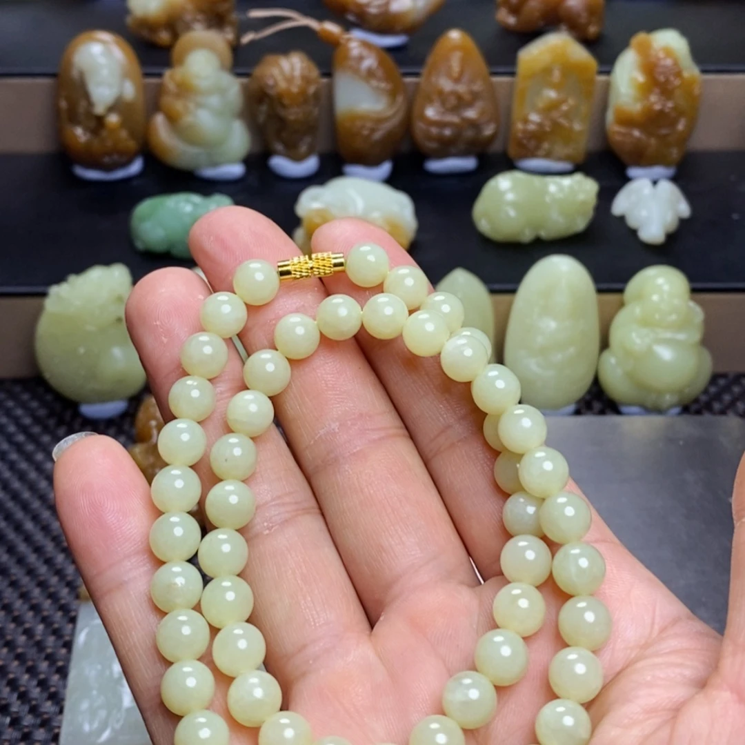 和田玉未镶嵌吊坠(不含链)