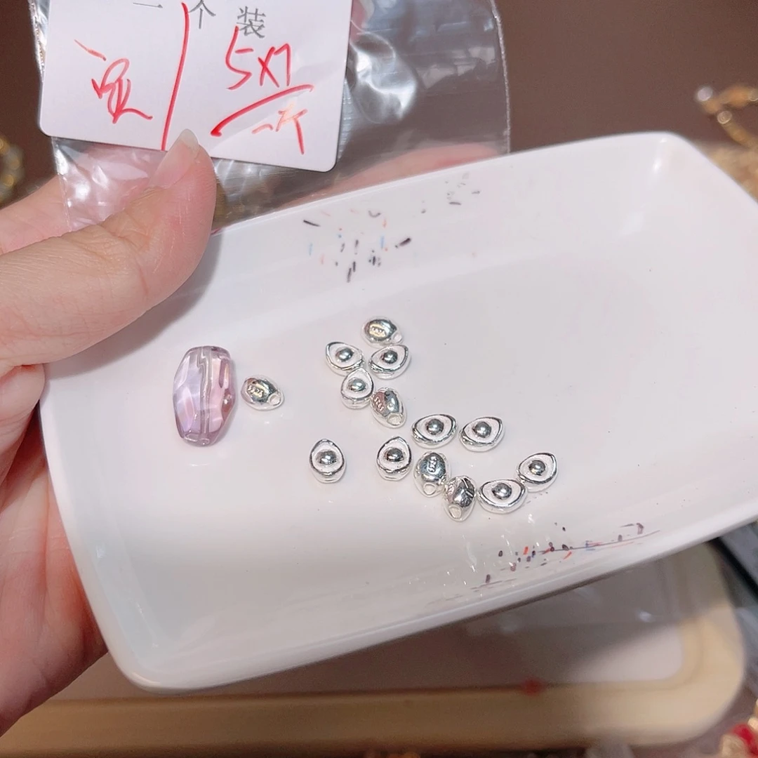 水晶珠宝半成品银S925镶嵌31