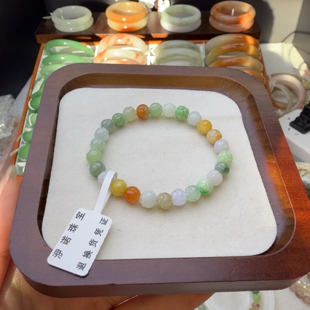 翡翠未镶嵌手串翡翠手串