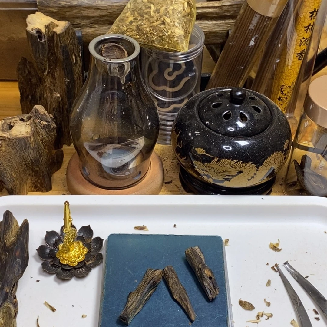 沉香高油香薰陆河9克