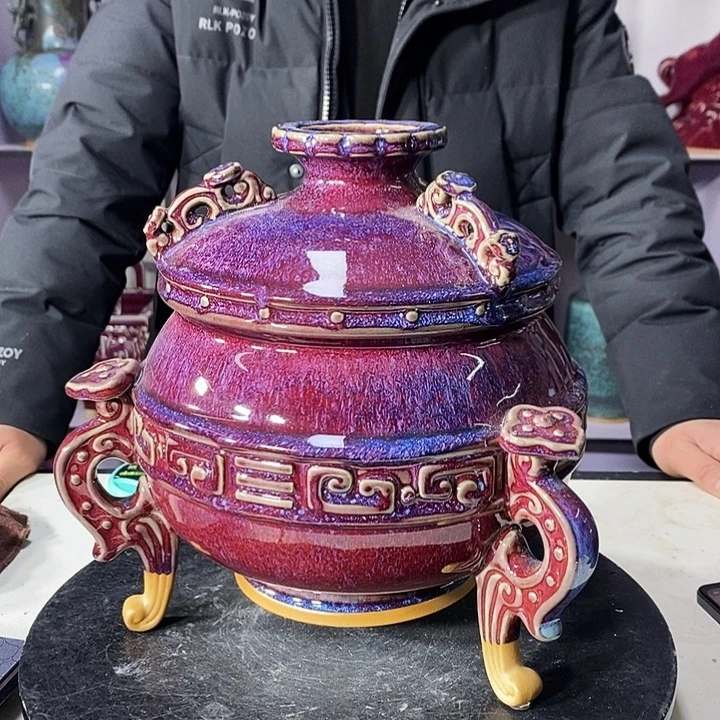 瓷片中国神垕精品钧瓷