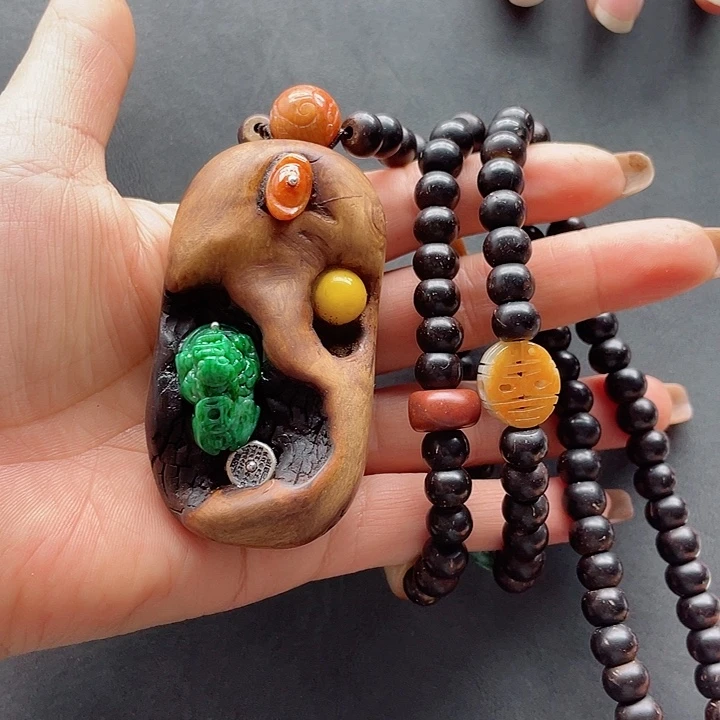 乖***乖翡翠未镶嵌颈饰666