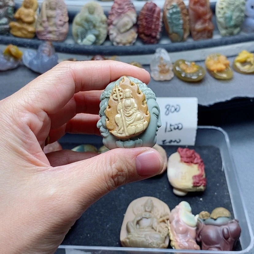 【闪购商品】定制石英质玉吊坠未镶嵌