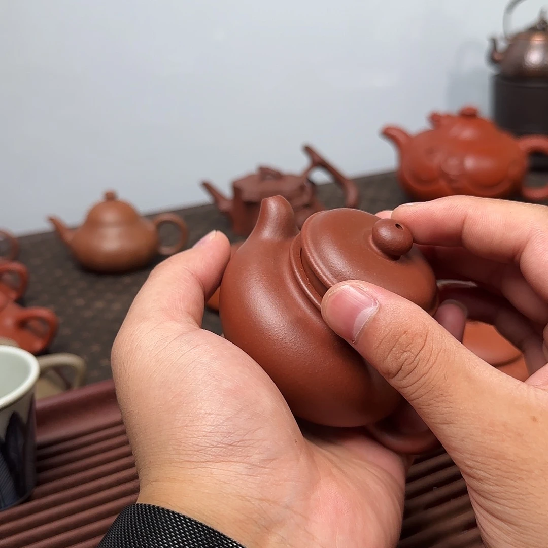 紫砂茶壶紫泥 大生仿古140cc微微瑕