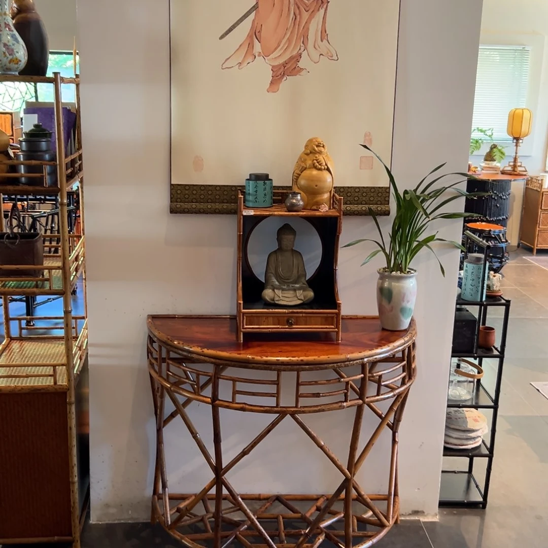 紫砂茶叶罐贾*哥梅鹿条案