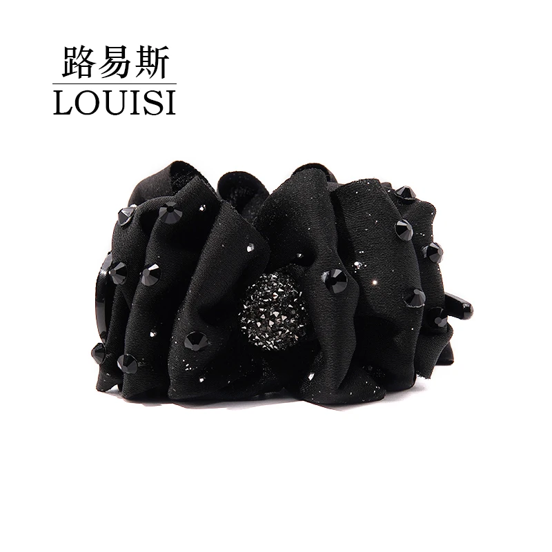 巴黎王妃【格雷系】云朵丸子头香蕉夹后脑勺MY1058盘发发夹