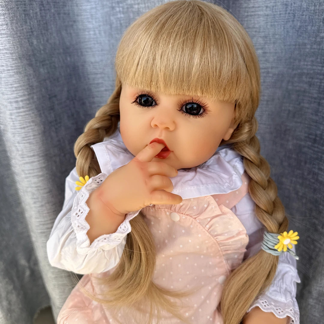 ESdolly60厘米棉身仿真重生娃娃女孩生日礼物陪伴玩具惊喜