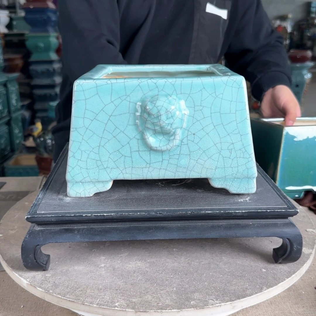 陶。一风堂石湾花盆 微瑕