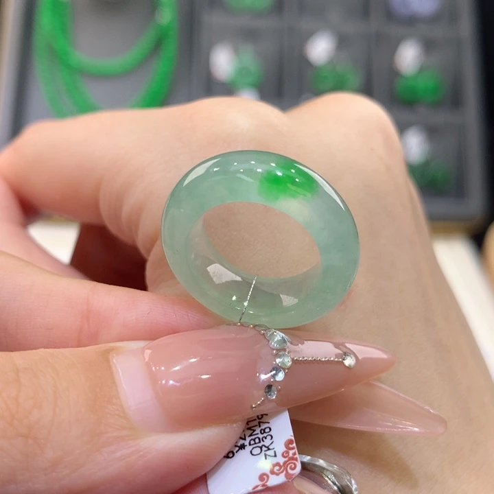 未镶嵌戒指翡翠6-7