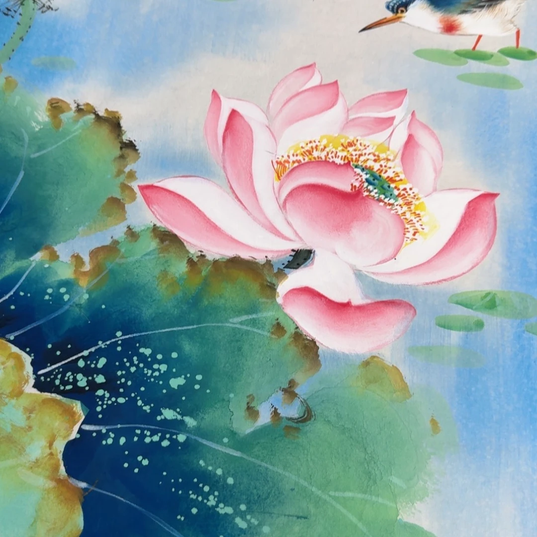 国画国画作品山水花鸟