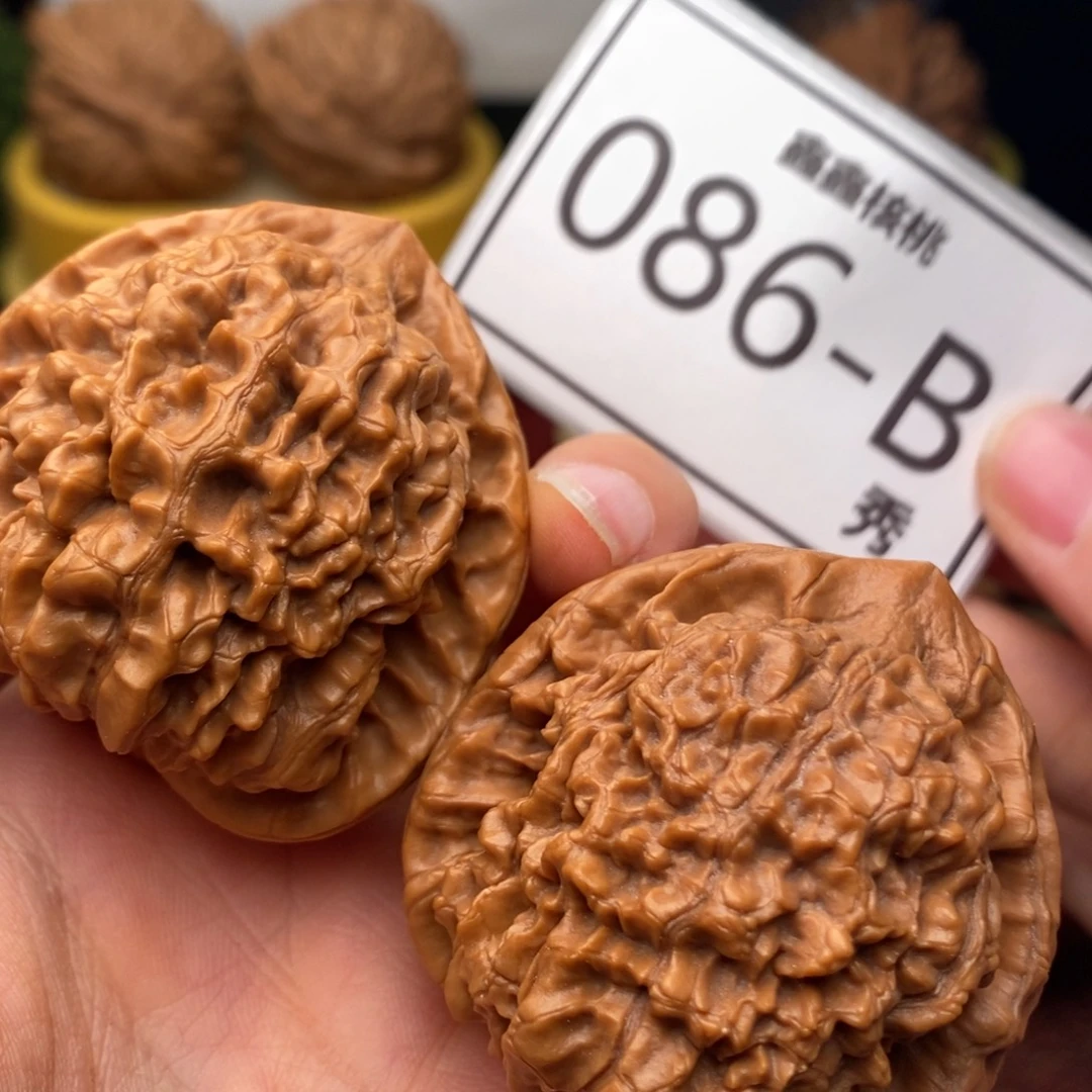 文玩核桃把件官帽46……