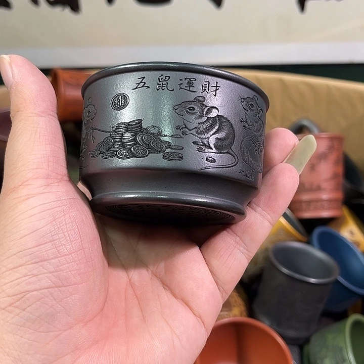 茶杯紫砂全手工紫砂主人杯