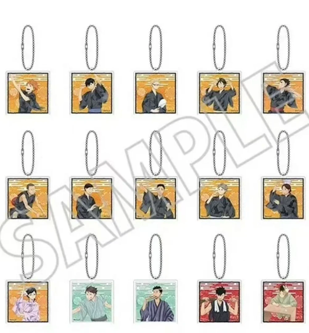 【日谷】 排球少年  和纸浴衣  亚克力挂件 盲盒 （正版默认代拆）