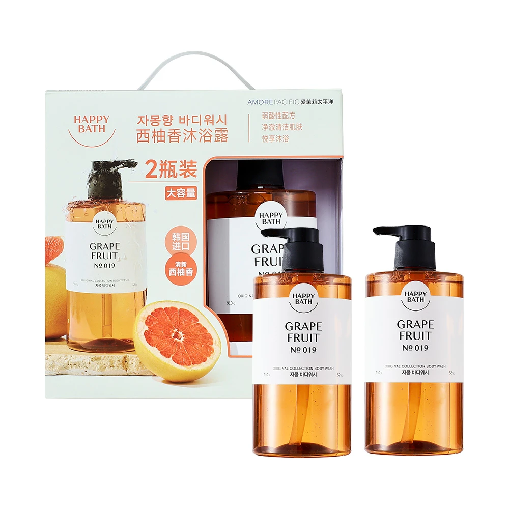 HAPPY BATH 韩国进口 西柚香沐浴露 910g*2