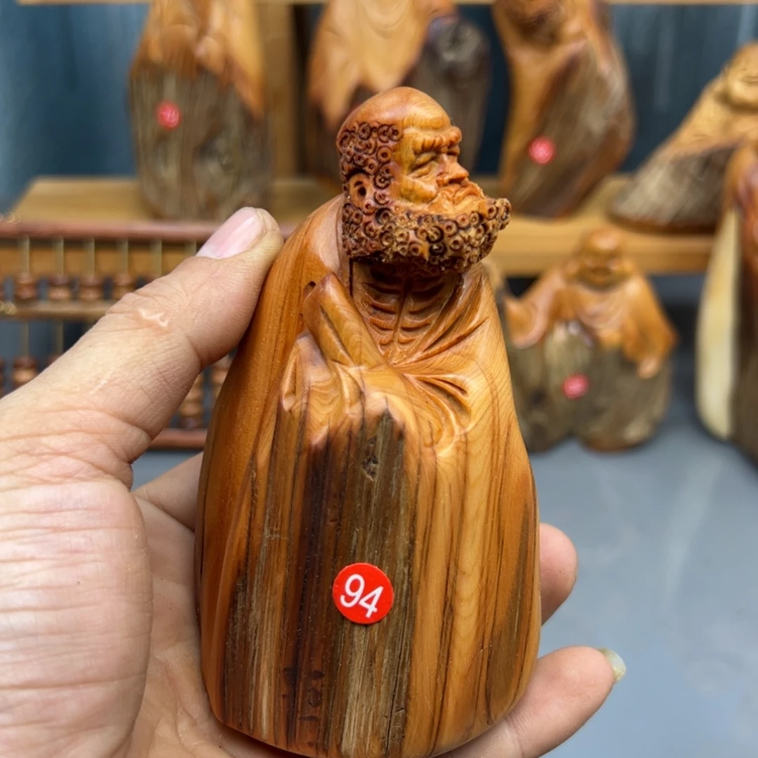 樂***C木崖柏木摆件手把件