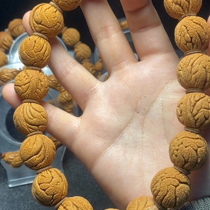 桃核吊坠秦岭山野生桃核